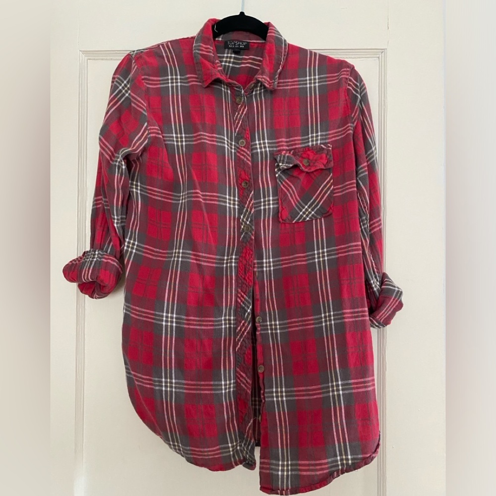 TOPSHOP Plaid Shirt